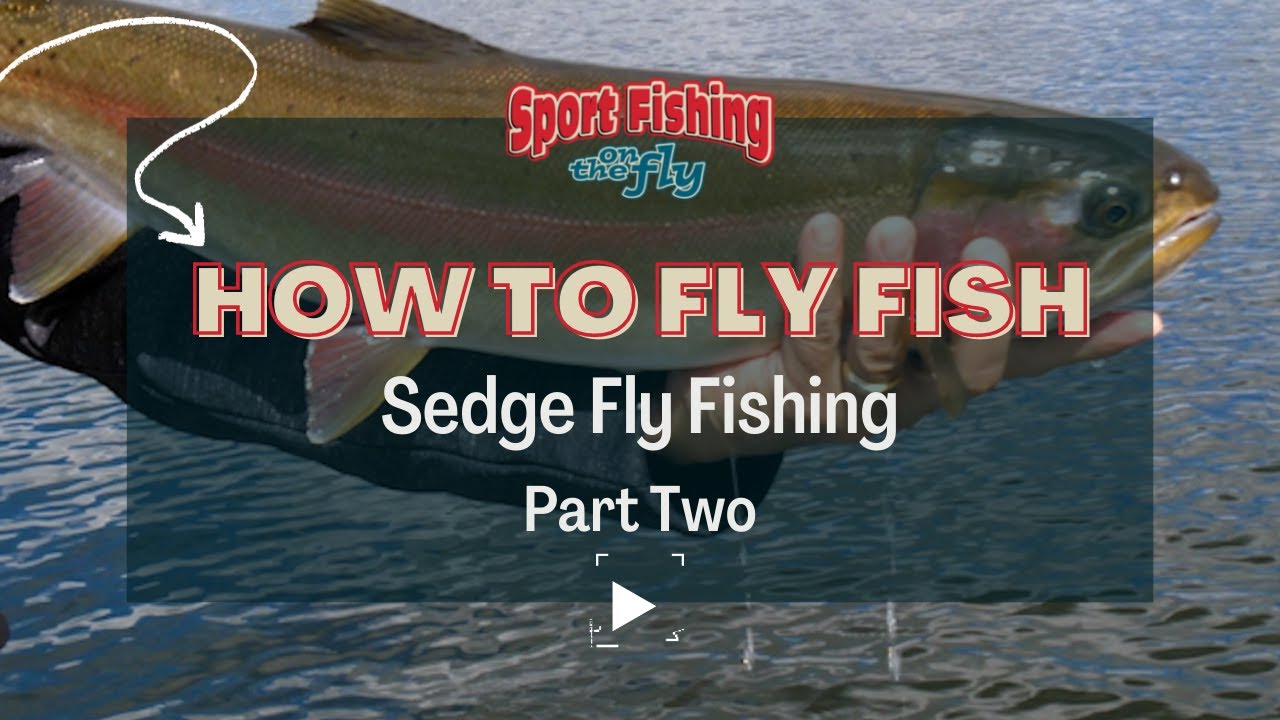 FLY FISHING: HOW TO FLY FISH USING SEDGE PATTERNS - PART 2