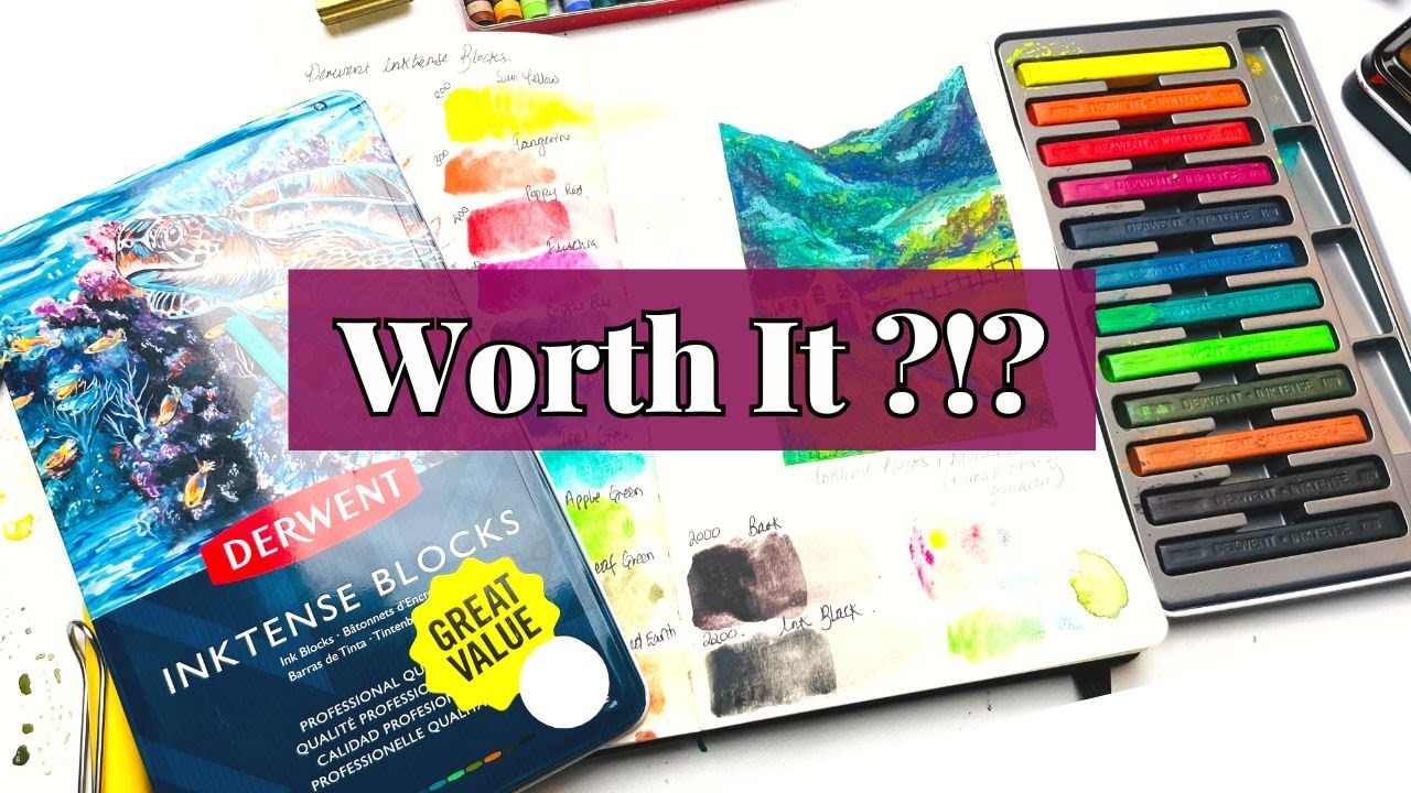 WATCH this before buying the InkTense Blocks - Are they worth it?