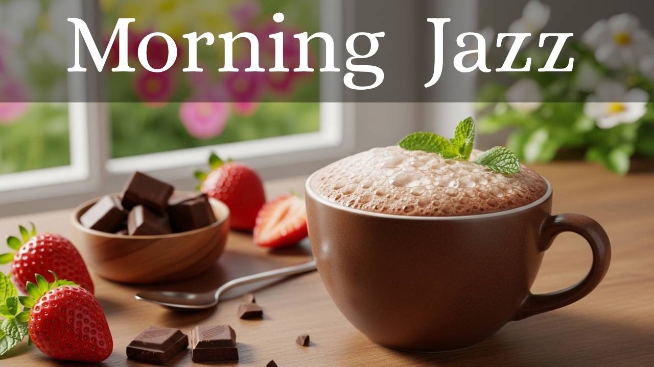 Morning Cafe Jazz ☕ Positive Energy Jazz Piano & Smooth Bossa Nova Instrumental for Relax  Good Mood