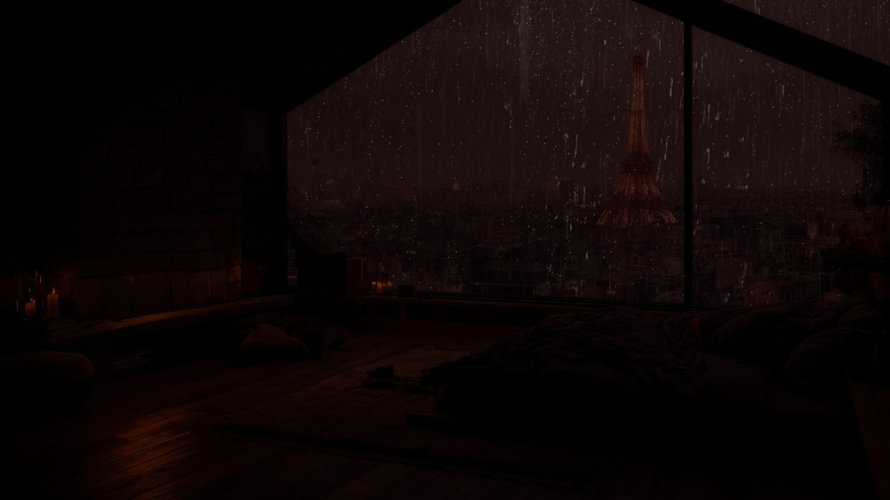 Cozy Warm Window Rain in NYC 🌧️ City Night Sounds for Deep Sleep, Relaxation 🌧️ Peaceful Sleep