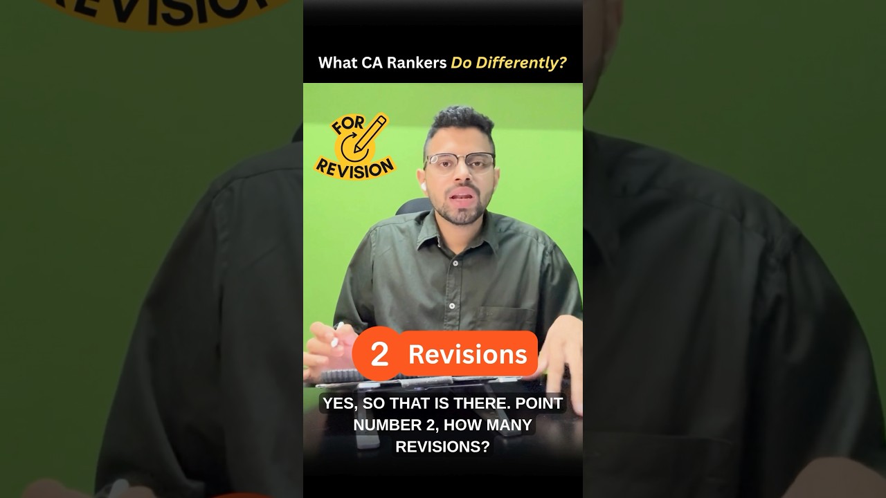 CA Rankers Study LIKE THIS- 5 Points for a RANK! 🎯 #ca #rank