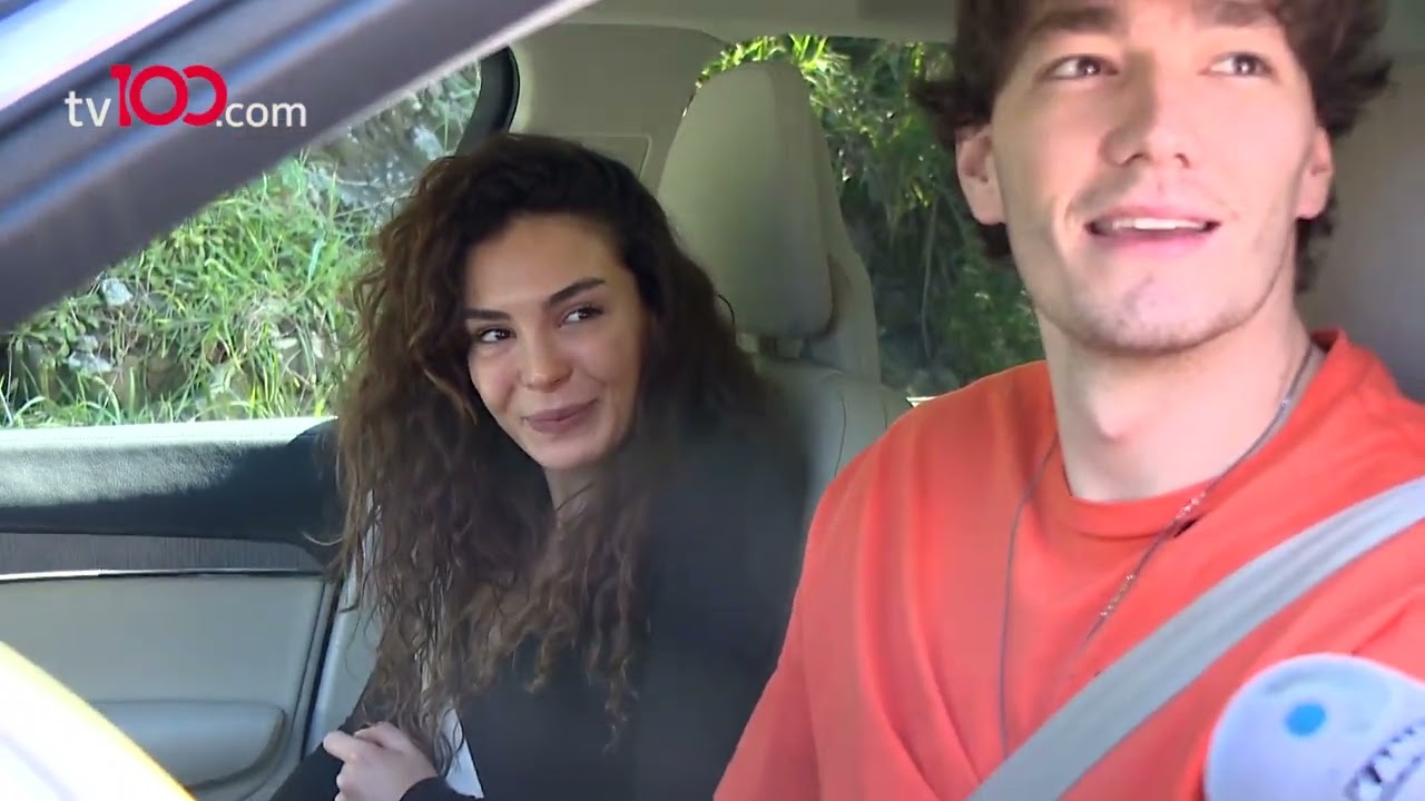Ebru Şahin ile Cedi Osman trafikte kalırsa...