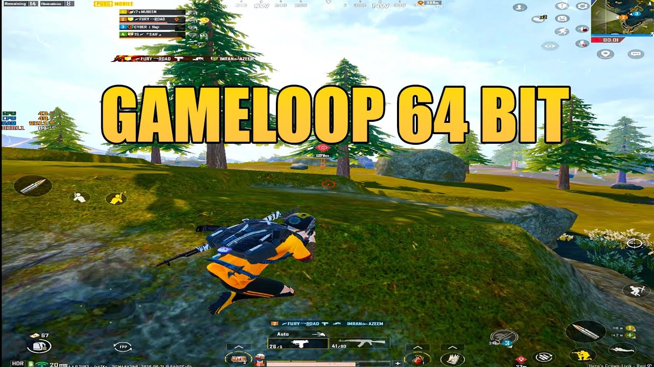 Gameloop 64 Bit PUBG Mobile HDR 4.4 Update 