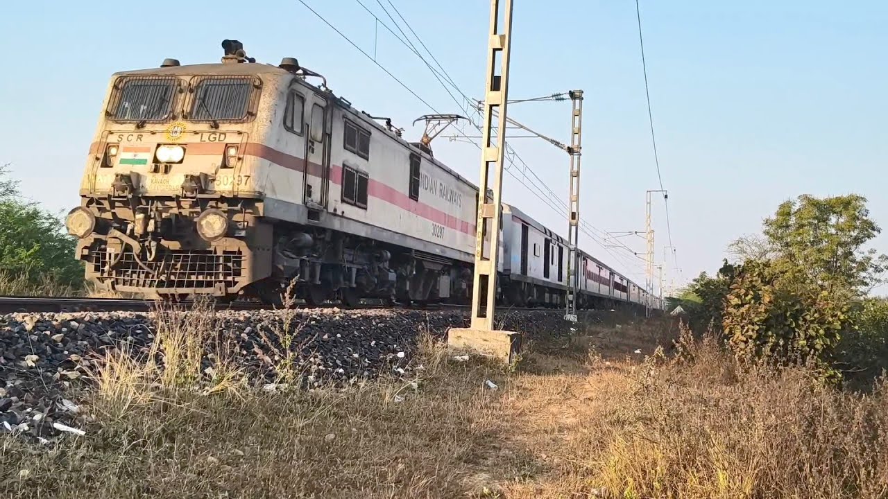 FOUR Express & SIX Freight Trains Compilation Track Sound | INDIAN RAILWAYS 