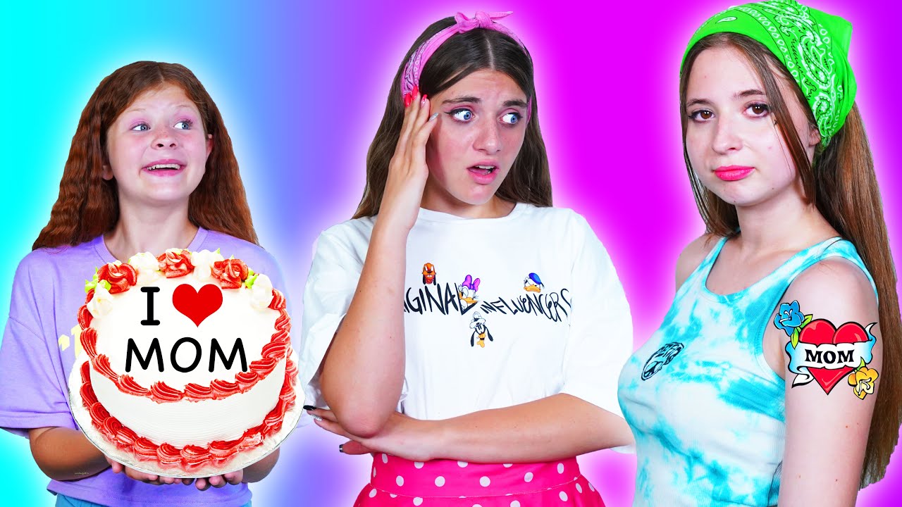 Buena Hija VS Mala Hija  || Situaciones Escolares Graciosas y divertidas
