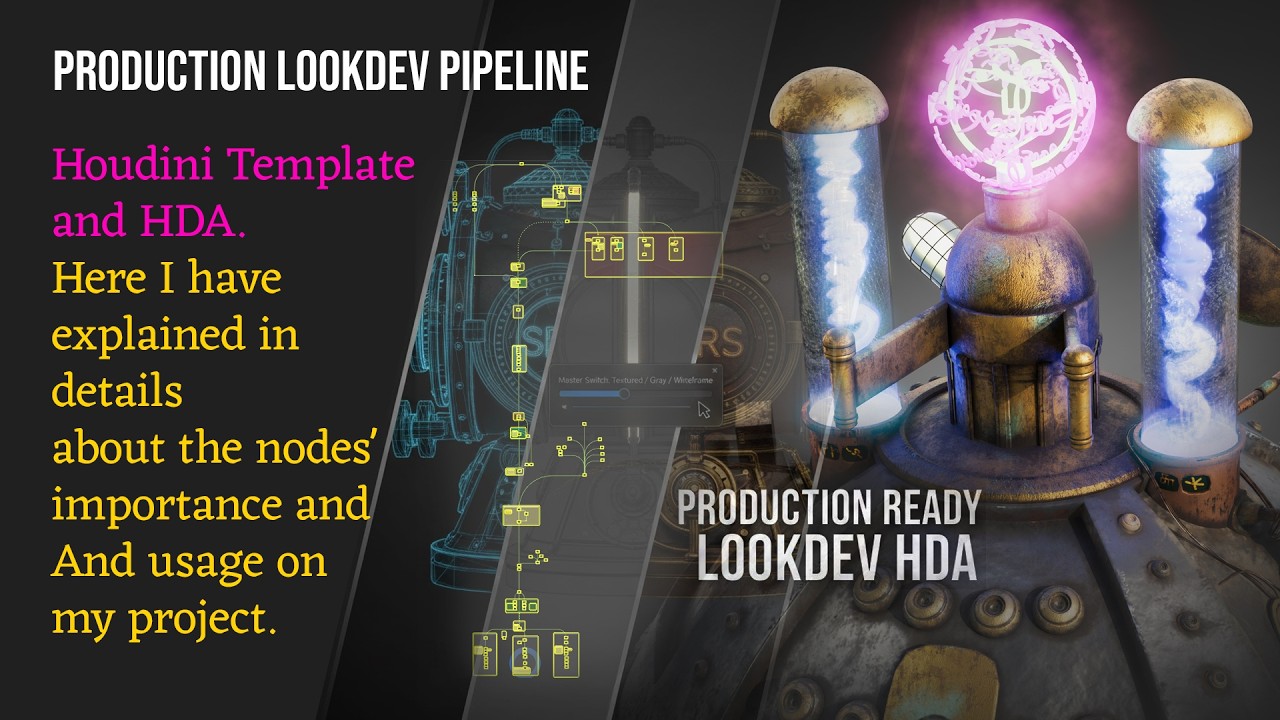 Houdini_Advance Templates_Lighting and Render Setting01(Part 3)
