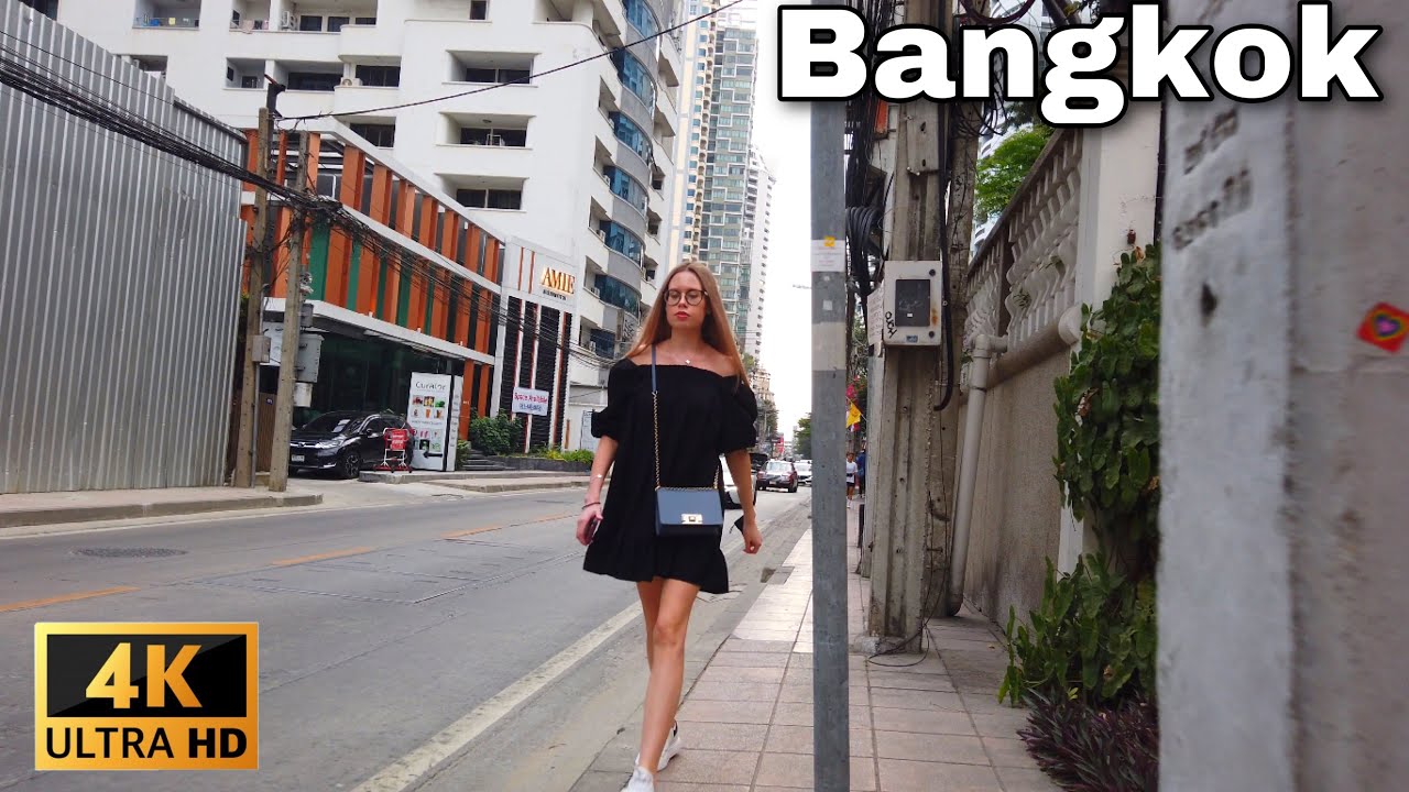 [4K] Bangkok, Thailand 🇹🇭 Walking tour Famous Street at Sukhumvit 24