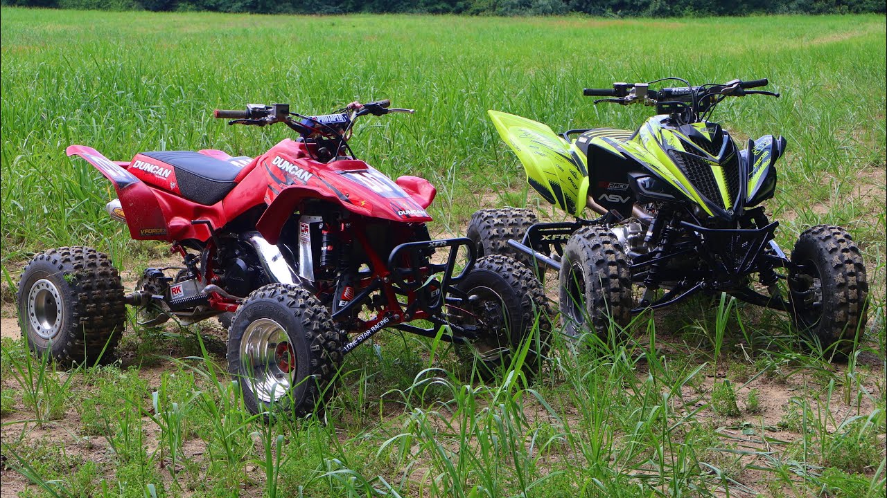 MADNESS On The TRX250r & RAPTOR 700