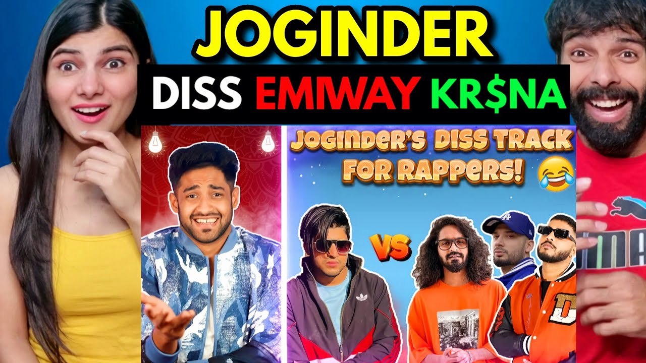 JOGINDERS Diss Track On Raftaar, Emiway, krsna! 😂 (FUNNY) Thugesh Reaction!!