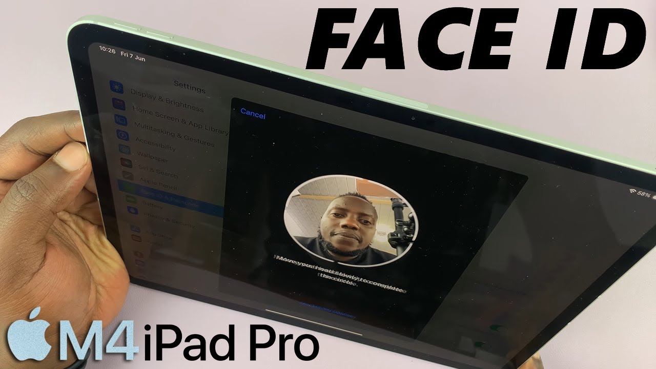 How To Set Up Face ID On M4 iPad Pro