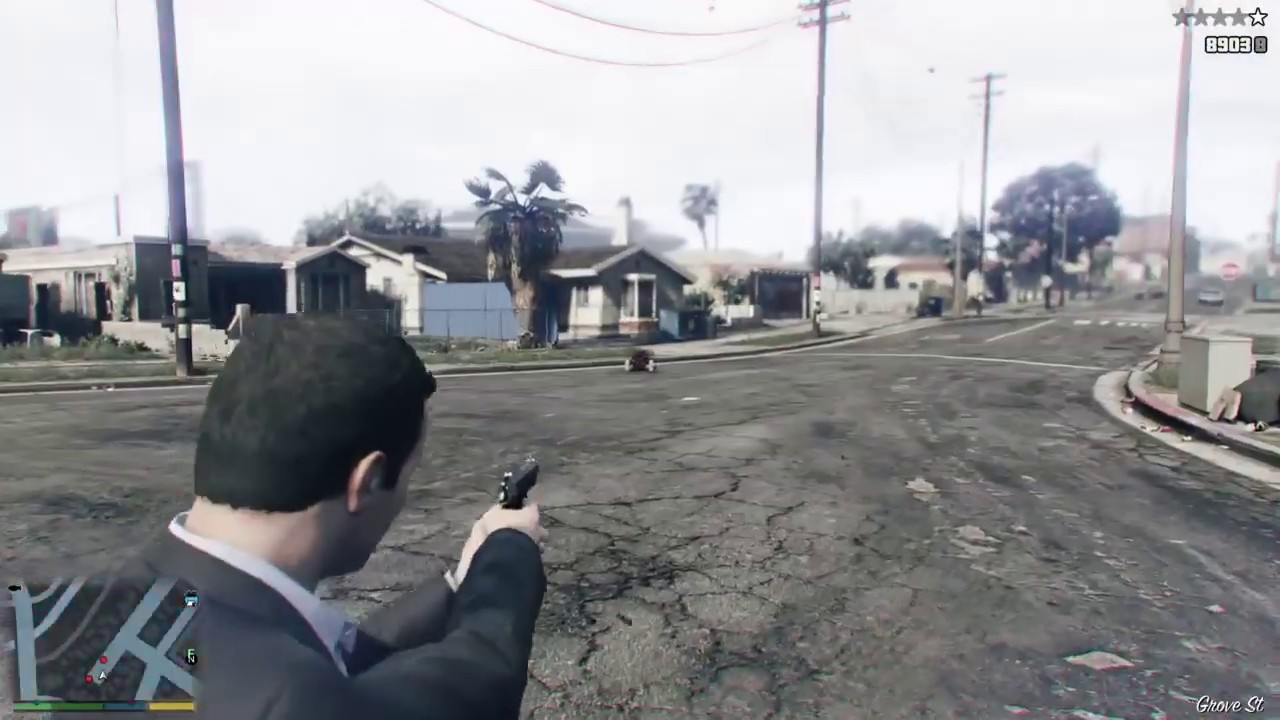 Gta V Michael vs ballas