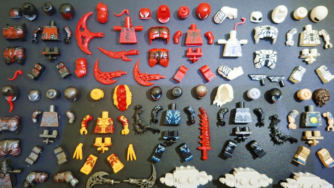 Building minifigure Venom | Anti venom | Carnage | Scream | Riot | unofficial minifigures