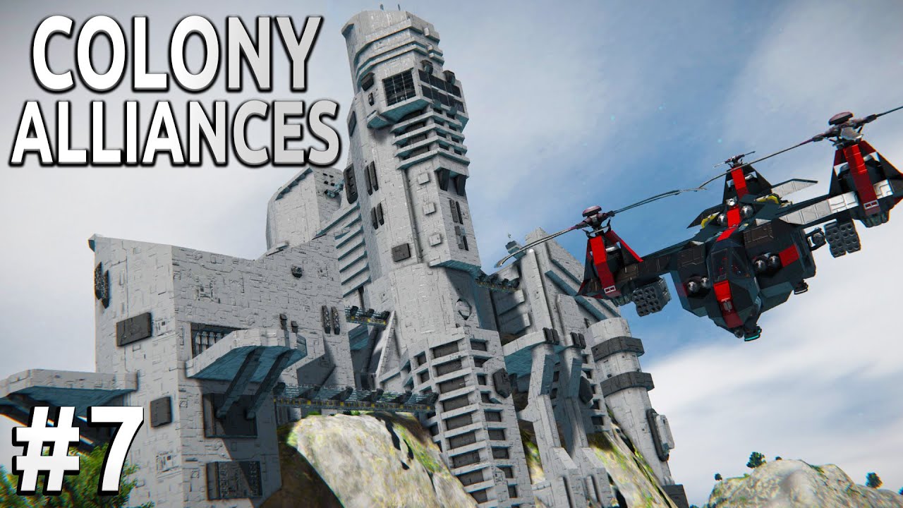 Space Engineers - Colony ALLIANCES! - Ep #7 - Supply Lines!