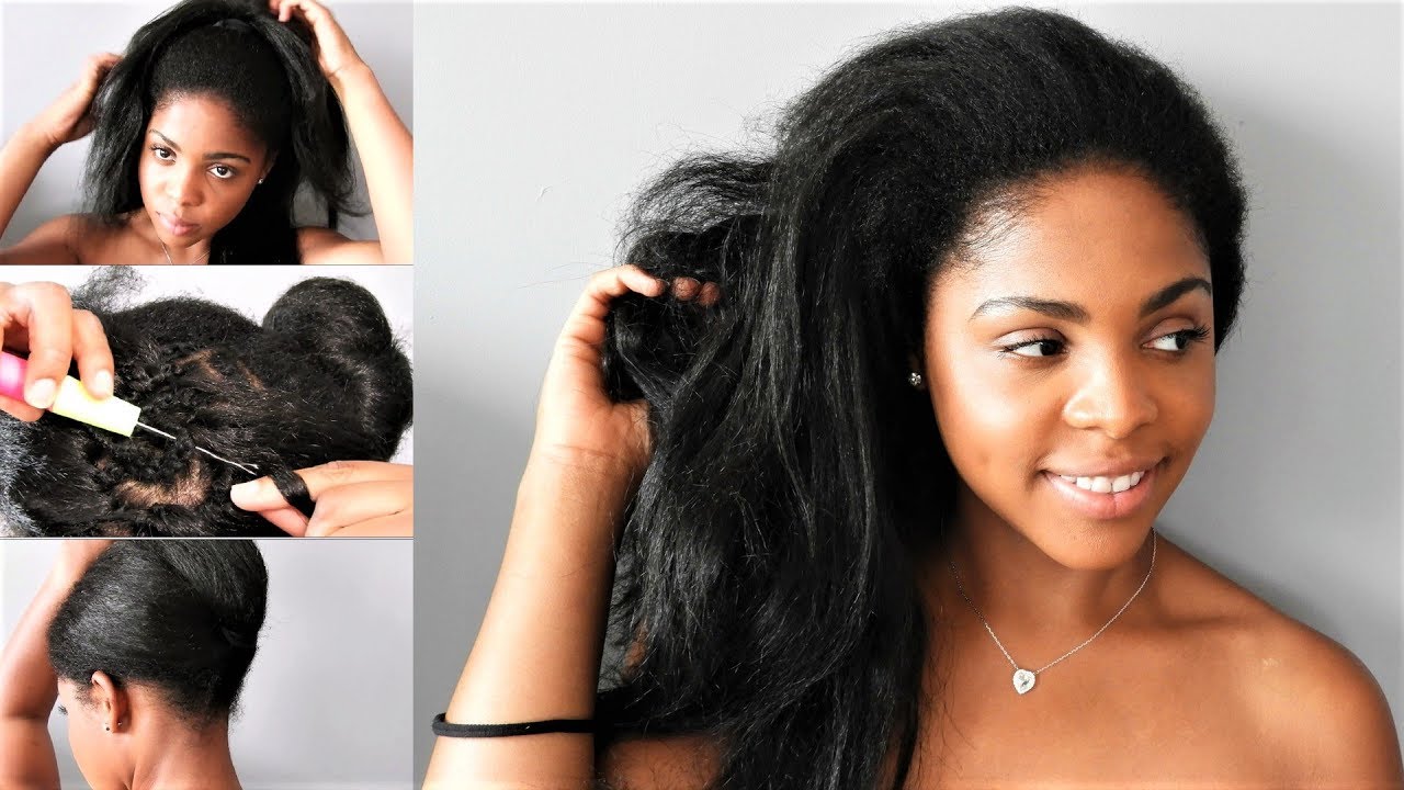 DIY: Vixen Crochet Braid | Knotless Crochet Method (With Leave Out)