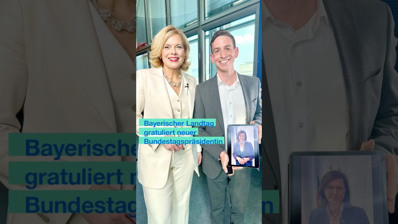 Der Bayerische Landtag gratuliert der neuen Bundestagspr&auml;sidentin! 🙌