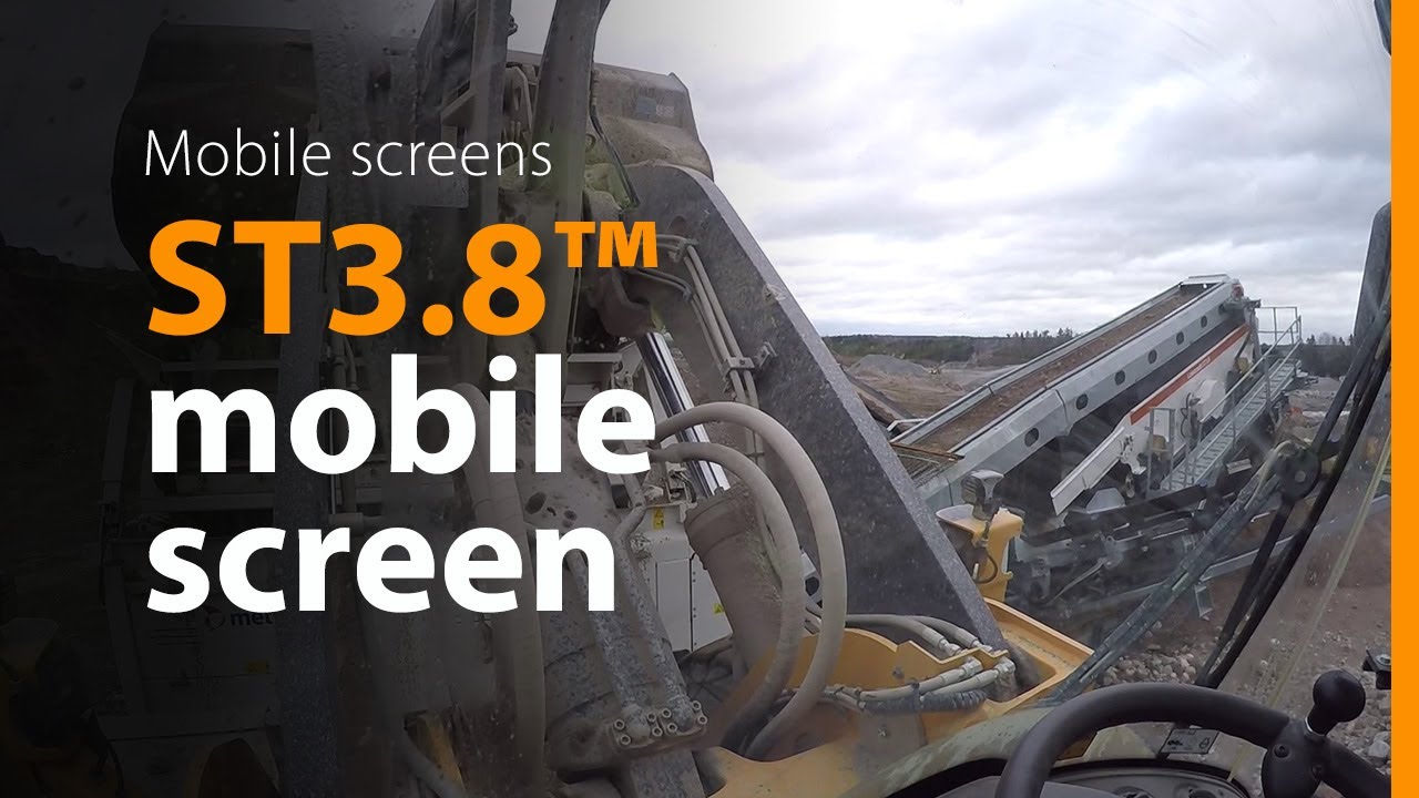 Metso Lokotrack® ST3.8™ mobile screen
