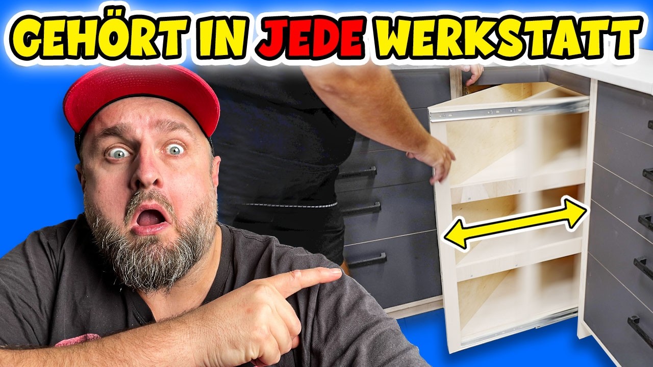 Küchenbauer HASSEN diesen Trick - MEGA Platzwunder für die Werkstatt