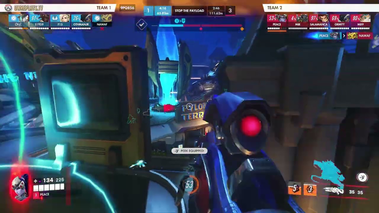 widow by PEACE — Overwatch Replay 9PQ856