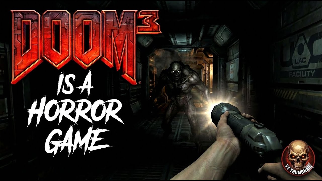 Doom 3 Monorail Skybridge