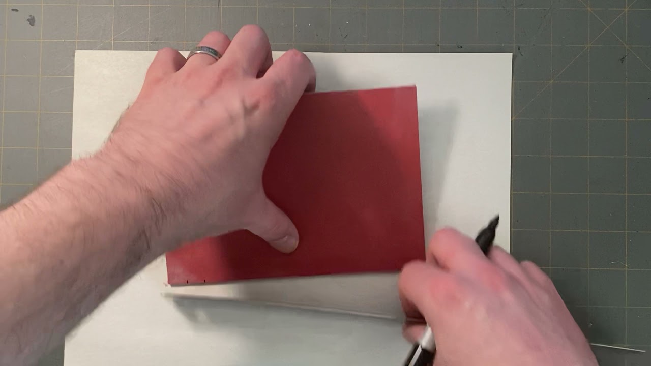 Marking the Registration on the Lino Block