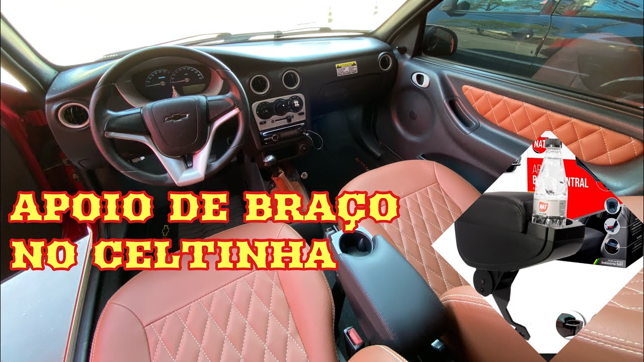 COMO INSTALAR APOIO DE BRAÇO NO CHEVROLET CELTA