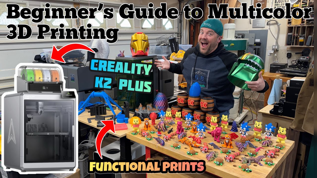 Beginners Guide to Multicolor 3D Printing: Creality K2 Plus