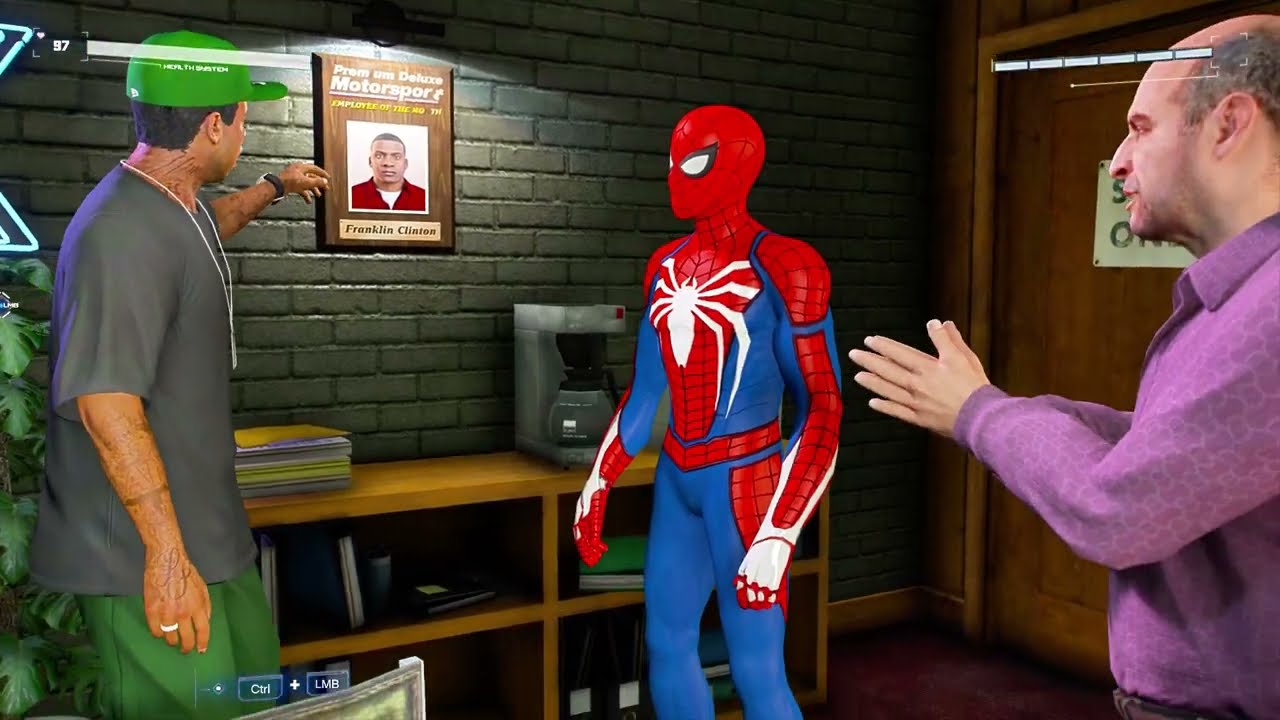GTA 5 — Что случилось бы, если бы Человек-паук был изъят! (Отправляйтесь на пляж Веспуччи)