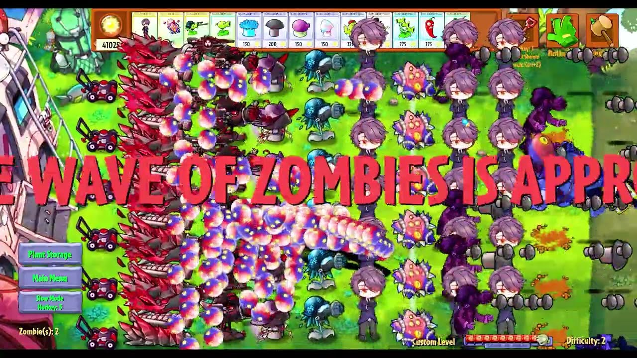 PVZ 1 Fusion 3.3 Challenge!! 300 Zombie Random VS Doom Ultimate Professor Z - Who Will Win?