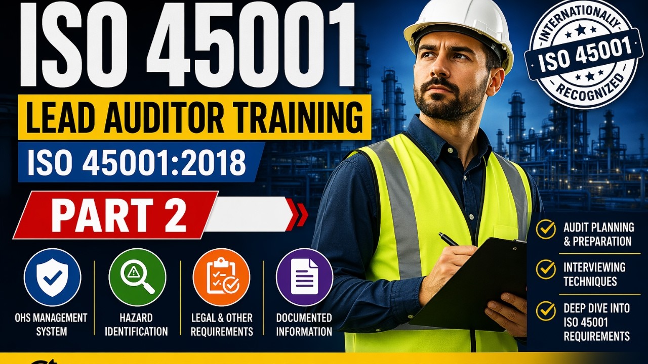 ISO 45001 lead auditor training (Part 2)/ ISO 45001-2018/ #osh #iso45001 #iso #leadauditor