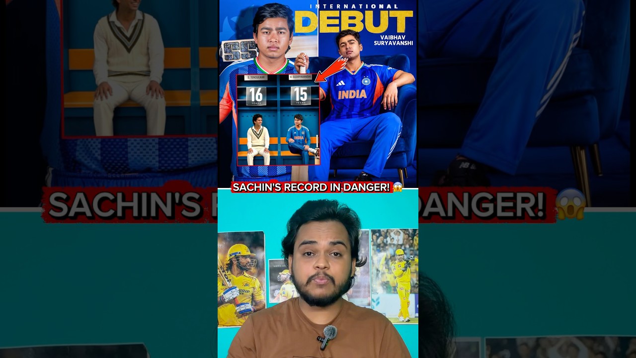 Vaibhav Suryavanshi Set To Break Sachin Tendulkar's 37-Year-Old Record! | India Cricket News.