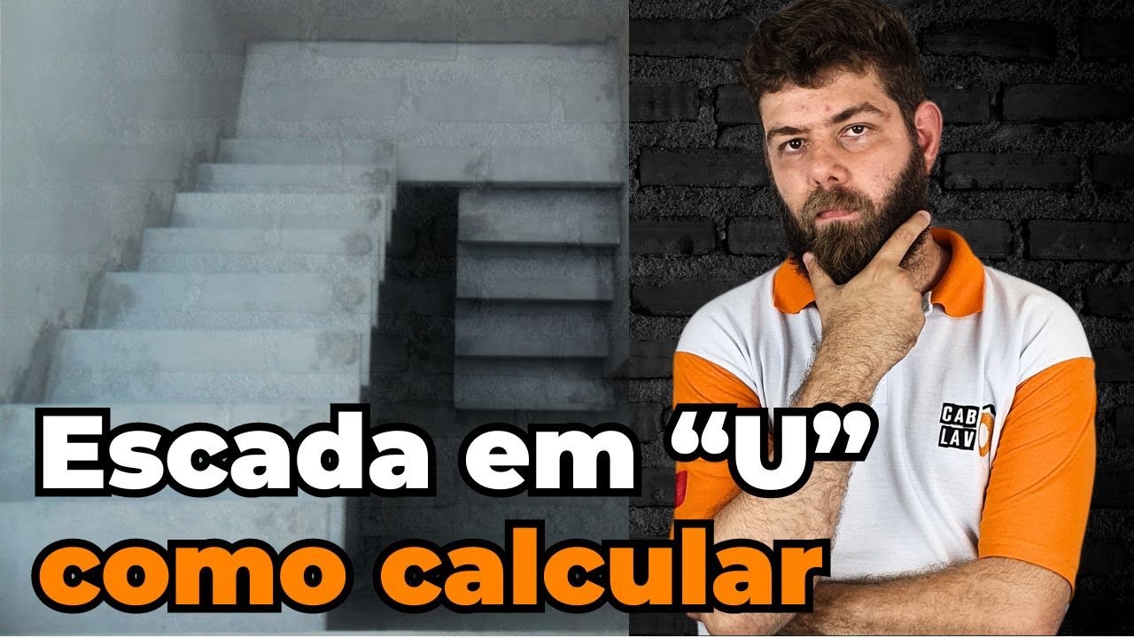 Escada em “U”, como calcular passo a passo!