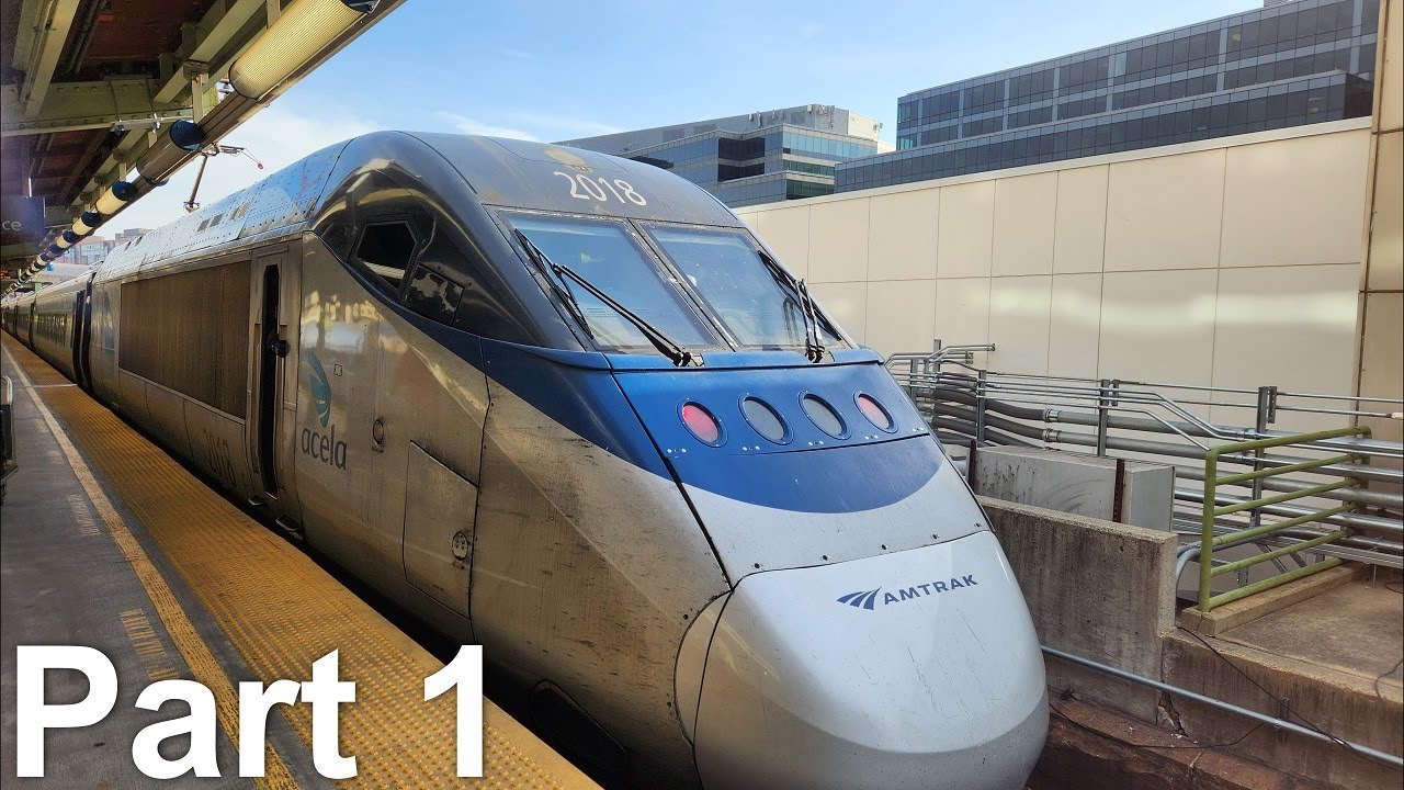 [4K] – Full Ride – Amtrak's Acela – Northbound – WAS – BOS – Part 1