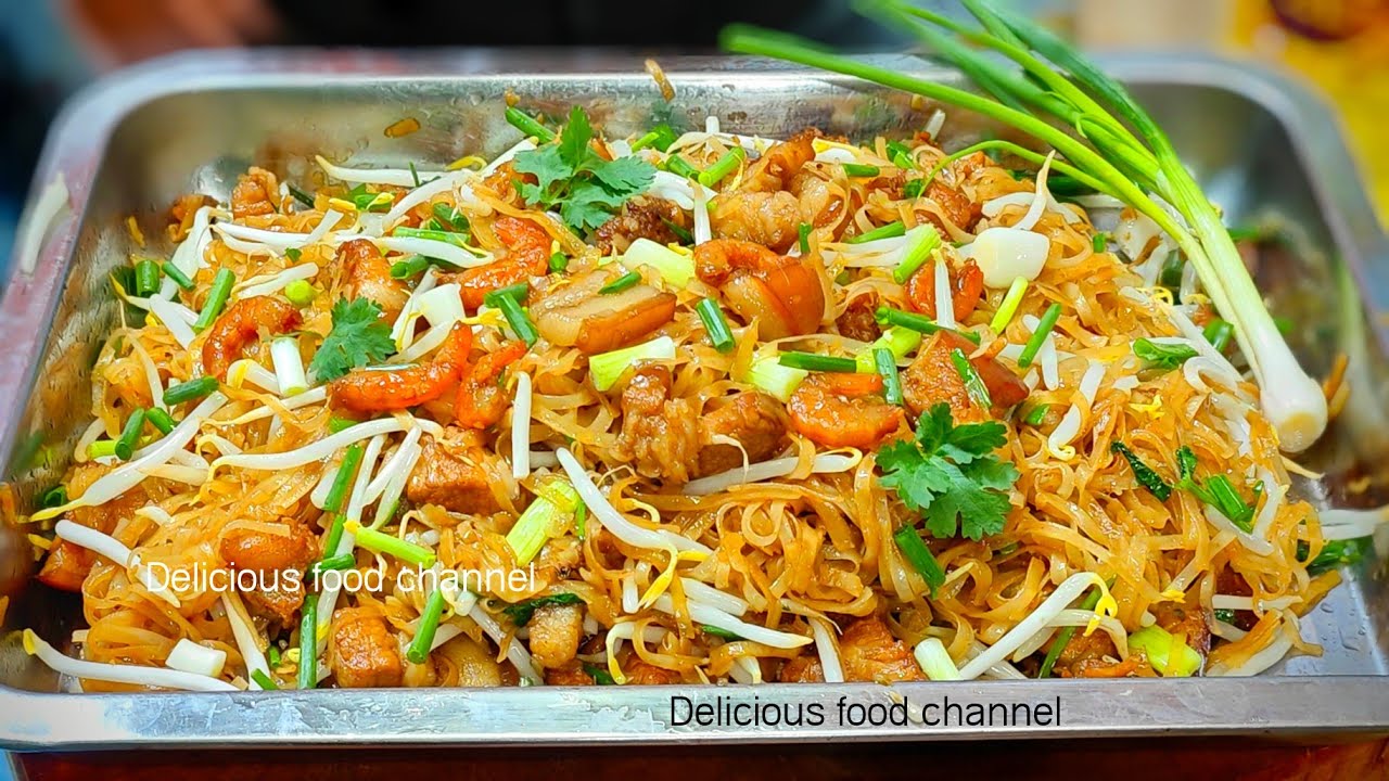 គុយទាវឆាបូរាណ ខែភ្ជុំនេះត្រូវម៉ាច់ របៀបធ្វើបែបស្រុកស្រែ  រូបមន្តនេះខ្ញុំចេះពីម្ដាយខ្ញុំ @ម្ហូបឆ្ងាញ់