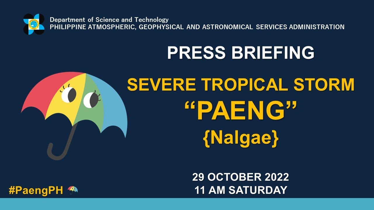 Press Briefing: Severe Tropical Storm 