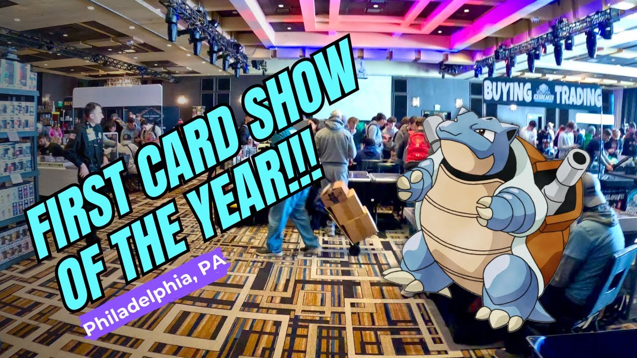 Blastoise Hunting at the Fishtown Card Show! | WITH FULL WALKTHROUGH