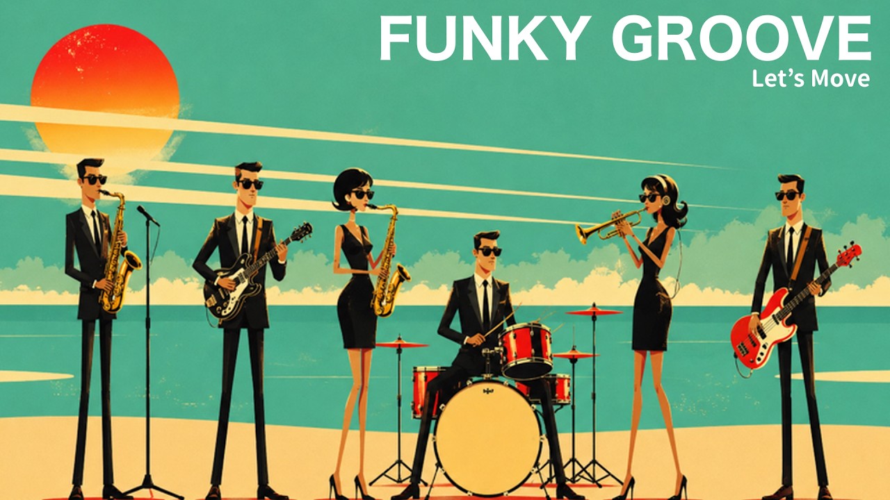 🌇 Funky Sunset Groove | Smooth Jazz Funk | Focus Music for Study, Work & Focus | Chill Beats
