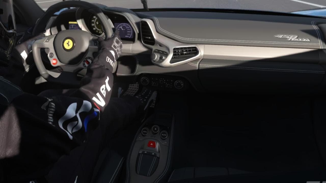 Gran Turismo 7 Ferrari 458 Italia  Inside & Outside Gameplay