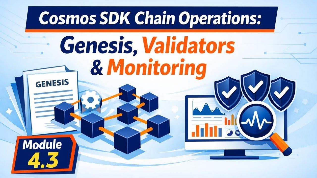 Cosmos SDK Chain Operations: Genesis, Validators & Monitoring | Module 4.3