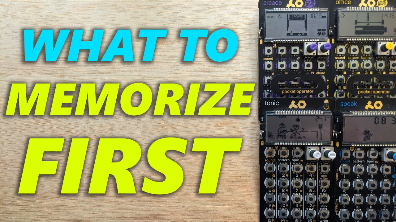 Pocket Operator Beginner's Guide: What to Memorize First!