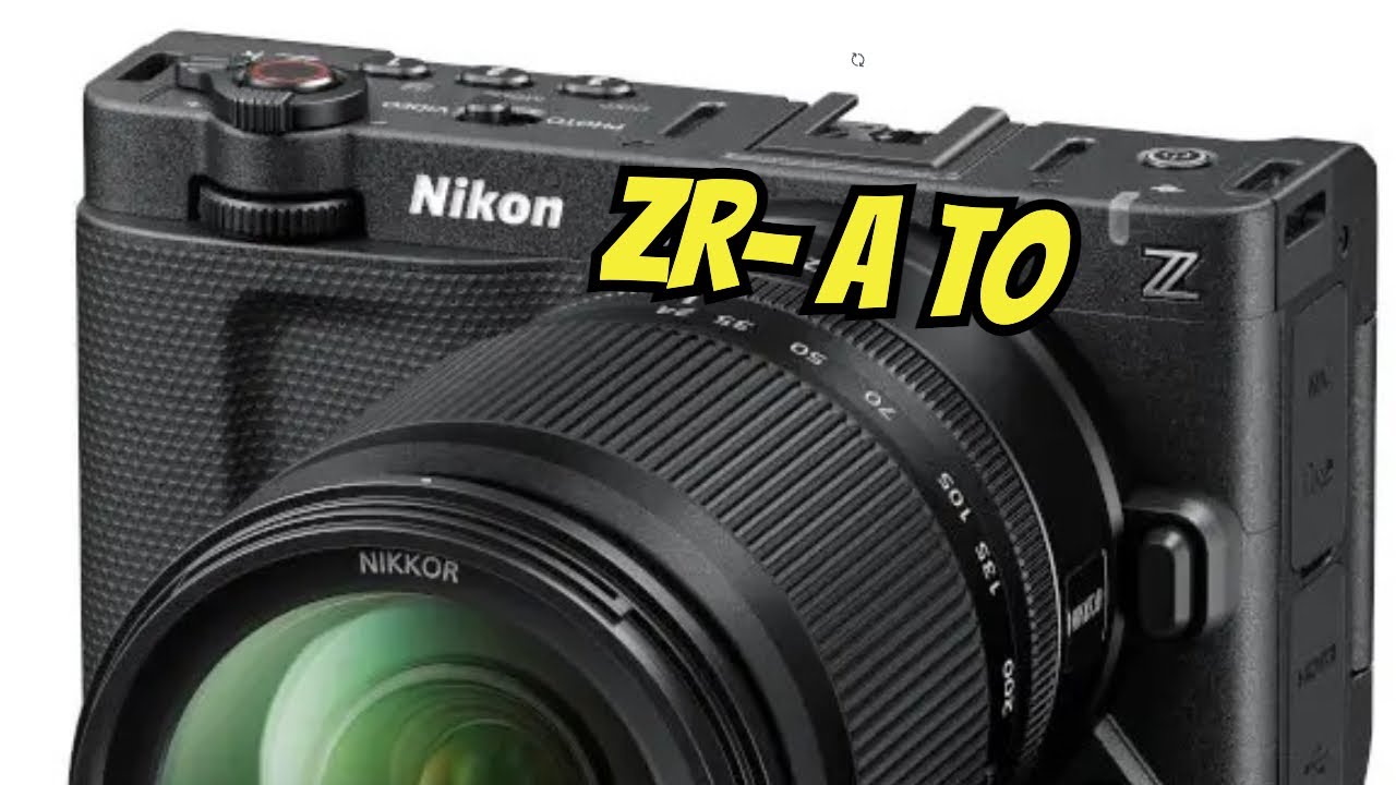 Nikon ZR – что означает каждая кнопка и диск управления