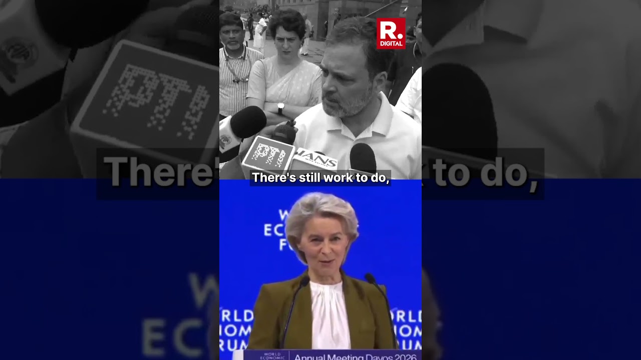 EU Chief Ursula von Praises India&rsquo;s Growth Amid Rahul Gandhi's Dead Economy Remark