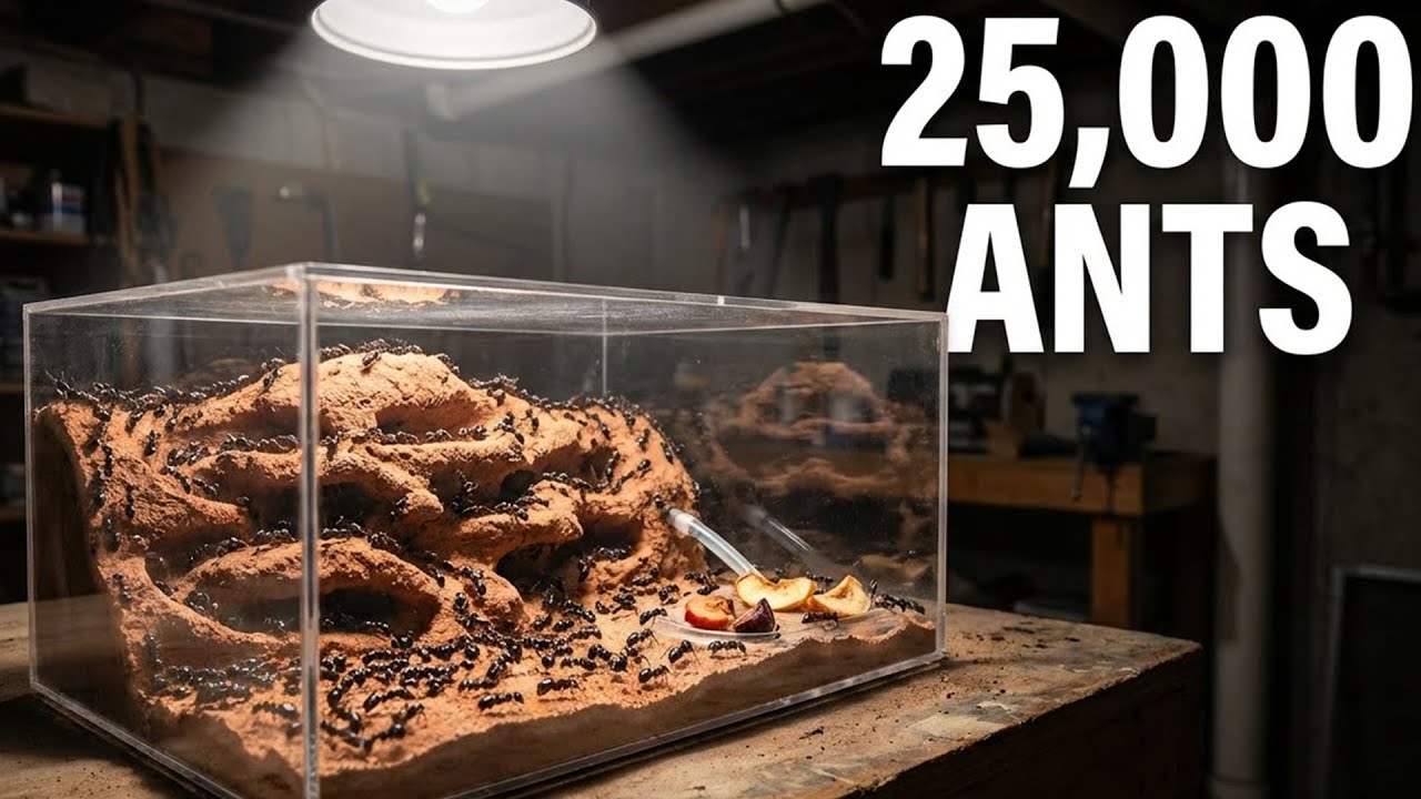 I Raised 25,000 Ants in My Basement for 100 Days — And This Happened