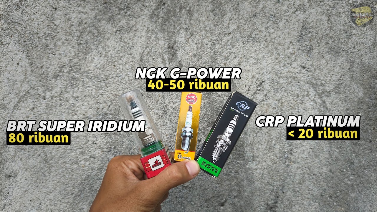 NGK G-Power vs BRT Super Iridium vs CRP Platinum | Adu Busi