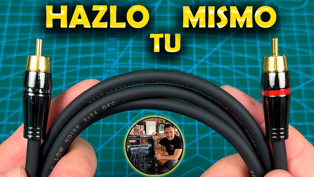 Como Hacer Un Cable De RCA a  RCA