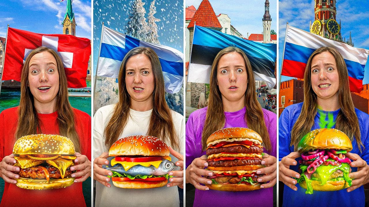 Я сравнила МАКДОНАЛЬДС в 4-Х СТРАНАХ 🤯 [ВКУСНО и ТОЧКА VS МАКДОНАЛЬДС]