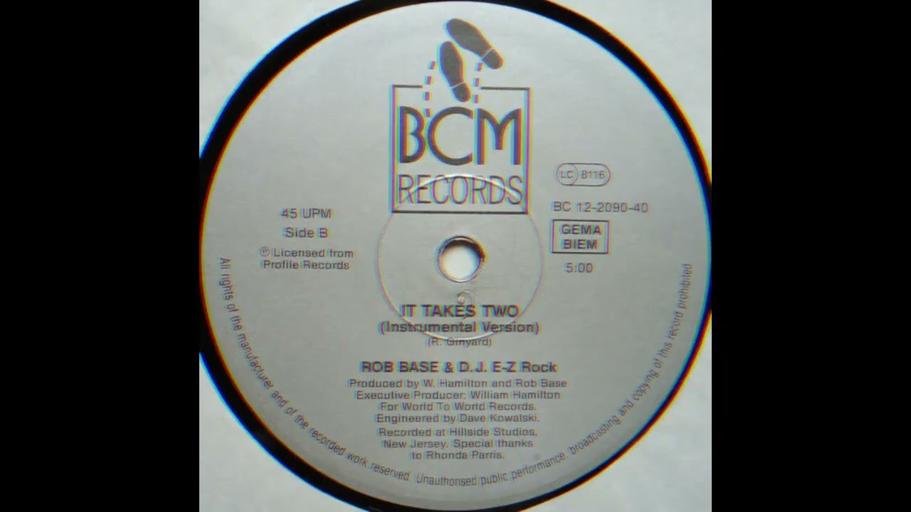 Rob Base & DJ E-Z Rock - It Takes Two (1988 Instrumental)