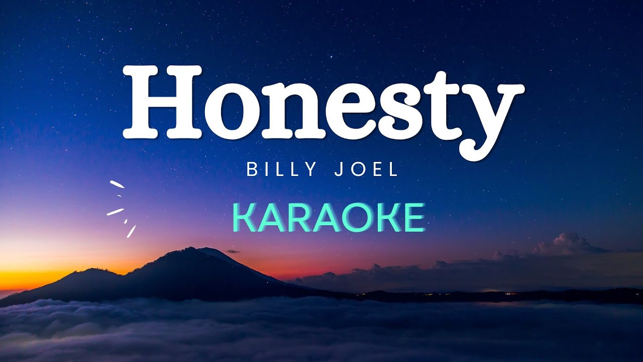 Billy Joel - Honesty (Karaoke Version)