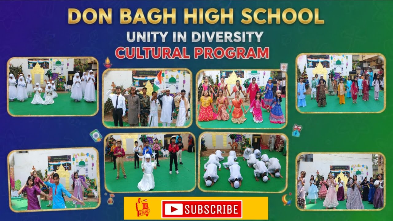 🇮🇳DON BAGH HIGH SCHOOL 🤩 UNITY IN DIVERSITY CULTURAL PROGRAM🤩 #dbhs #school #dance #song