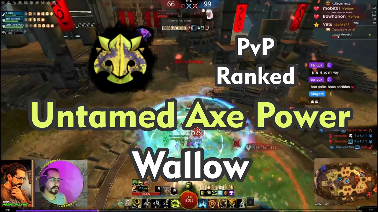 Untamed Axe Mace Sword Warhorn Power Wallow NA Rank 30 PvP Ranked - Guild Wars 2