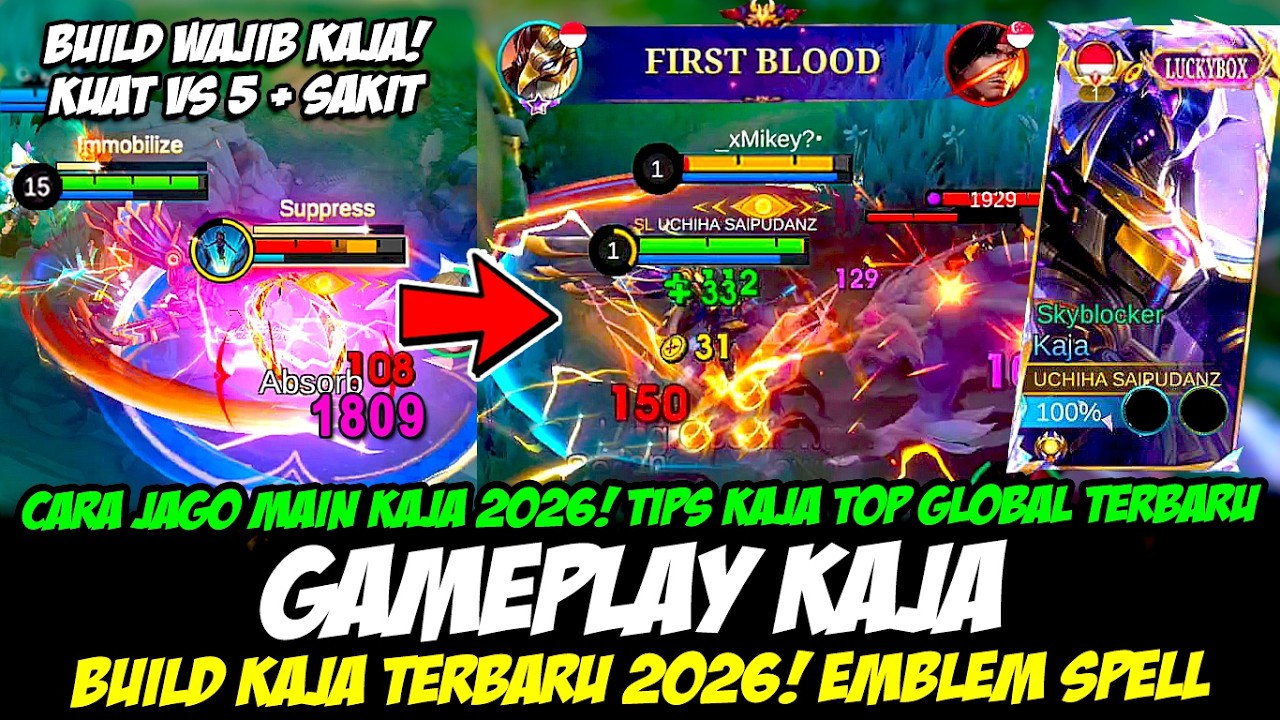 KAJA META❗CARA JAGO MAIN KAJA 2026❗TIPS KAJA SAKIT + KUAT DI LANE❗BUILD KAJA TERBARU 2026❗KAJA TOP 1